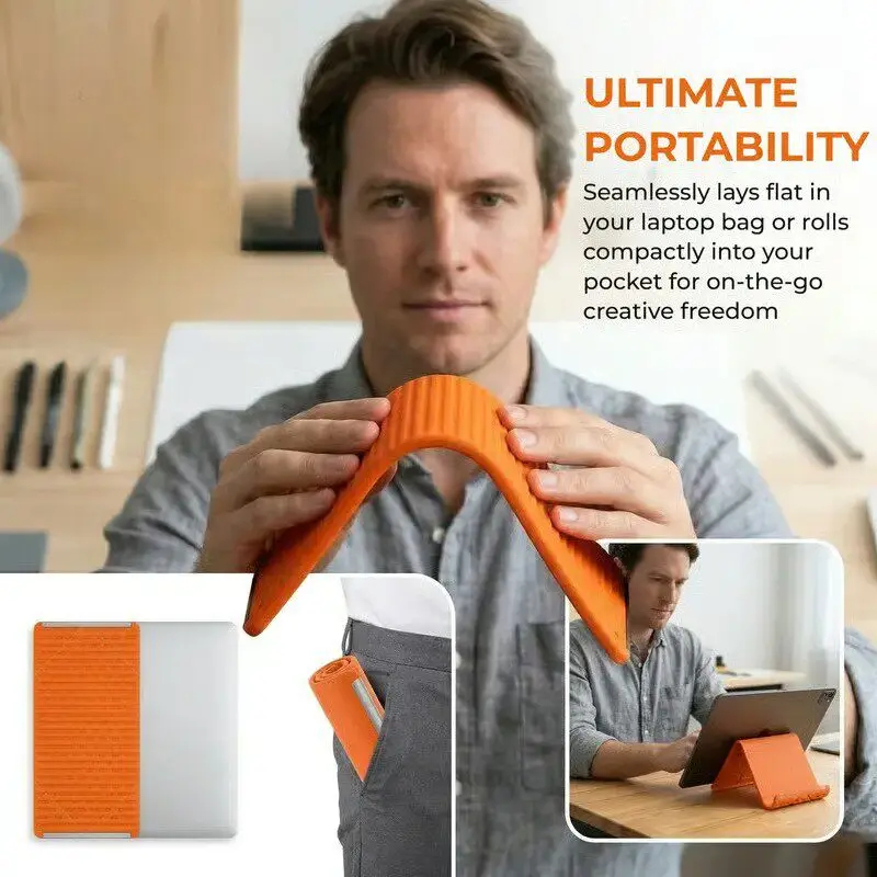 Tablet Accessories Gifts - Supporto Pieghevole in Silicone per Telefoni,