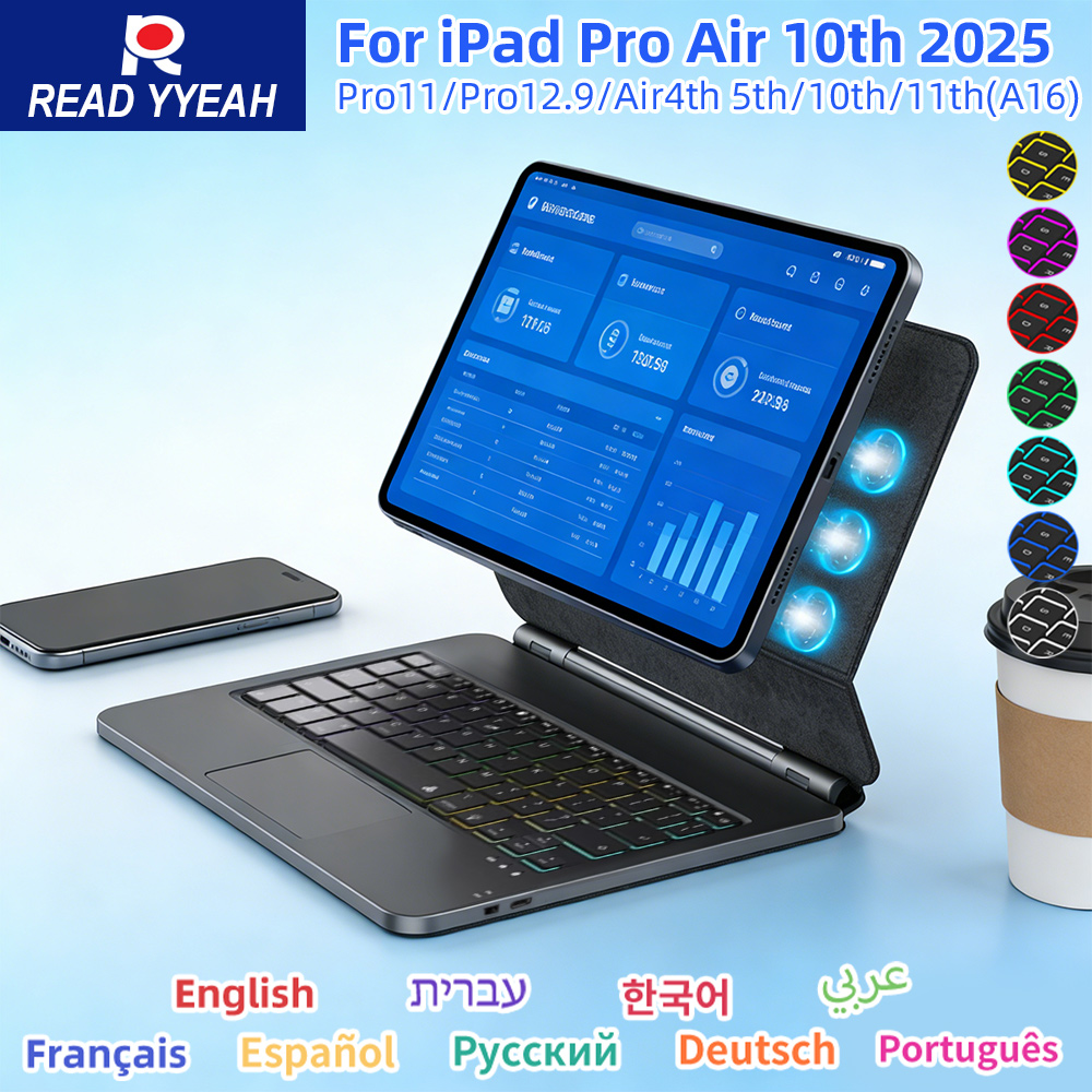 Tablet Keyboard Case - Tastiera Magica con Touchpad per iPad