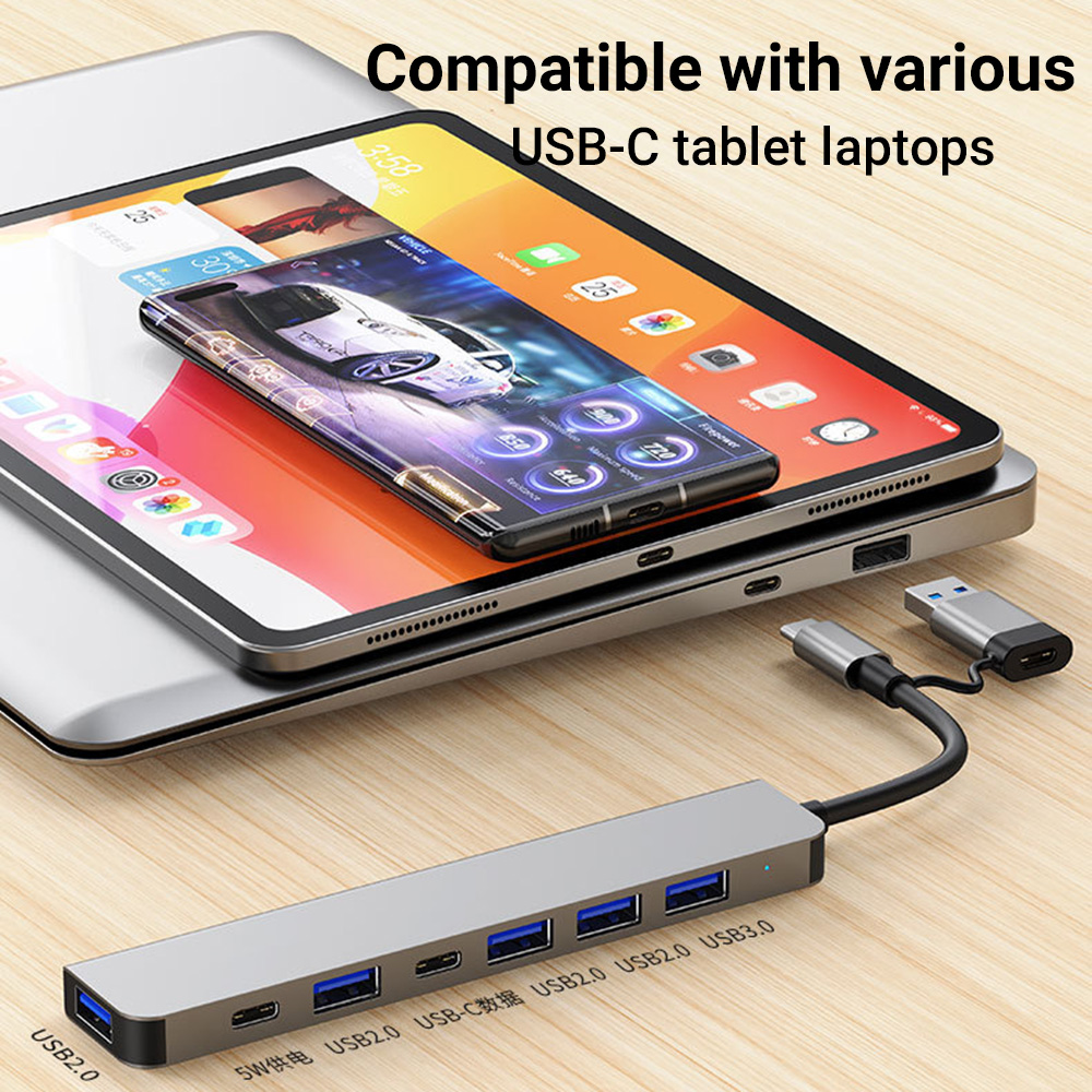 Tablet Reading Accessories - Hub Docking Station USB-C e USB