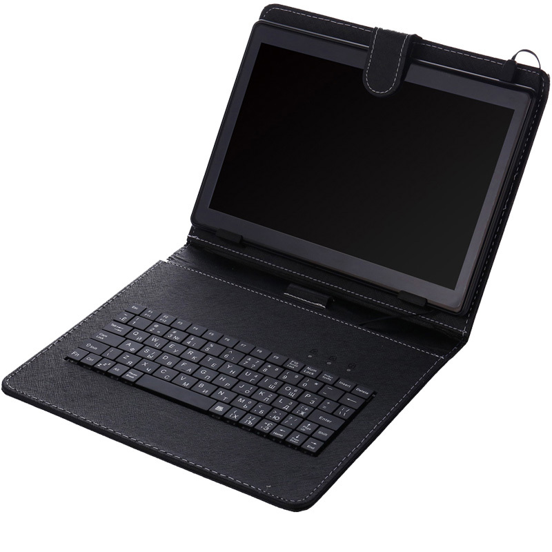 Tablet Keyboard Case - Custodia in pelle per tastiera con
