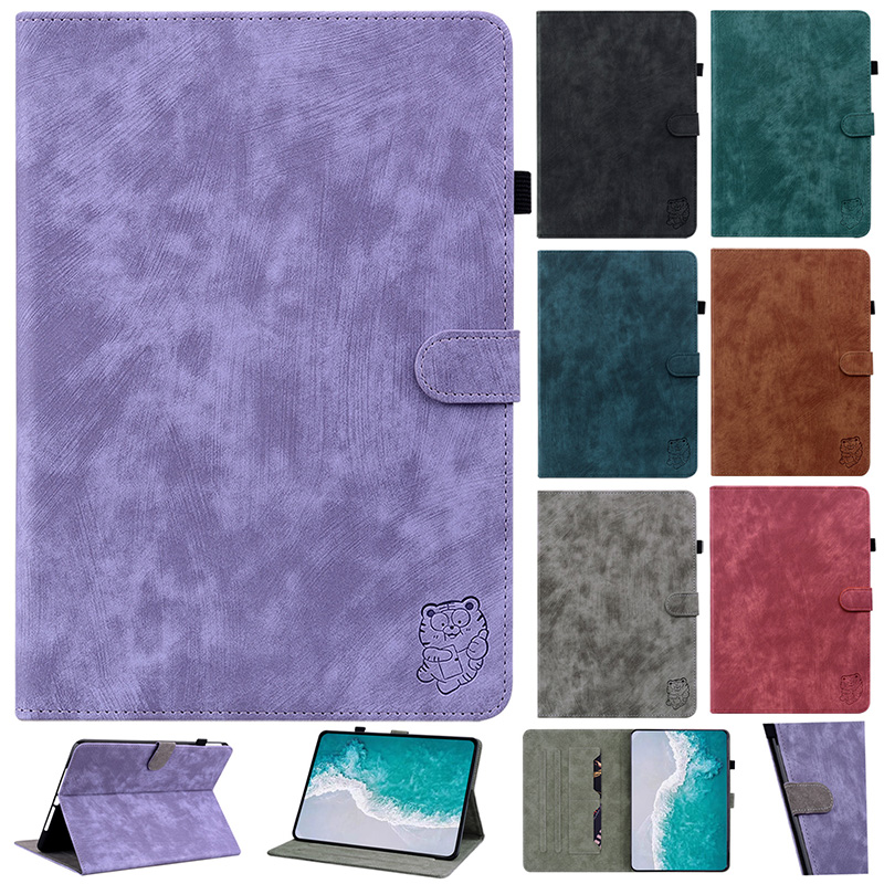 Tablet Accessories Amazon - Custodia in pelle tigre carina per