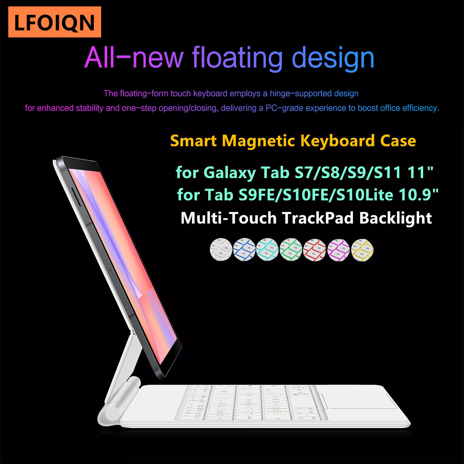 Tablet Accessories Samsung - Tastiera Magica LFOIQN per Samsung Galaxy
