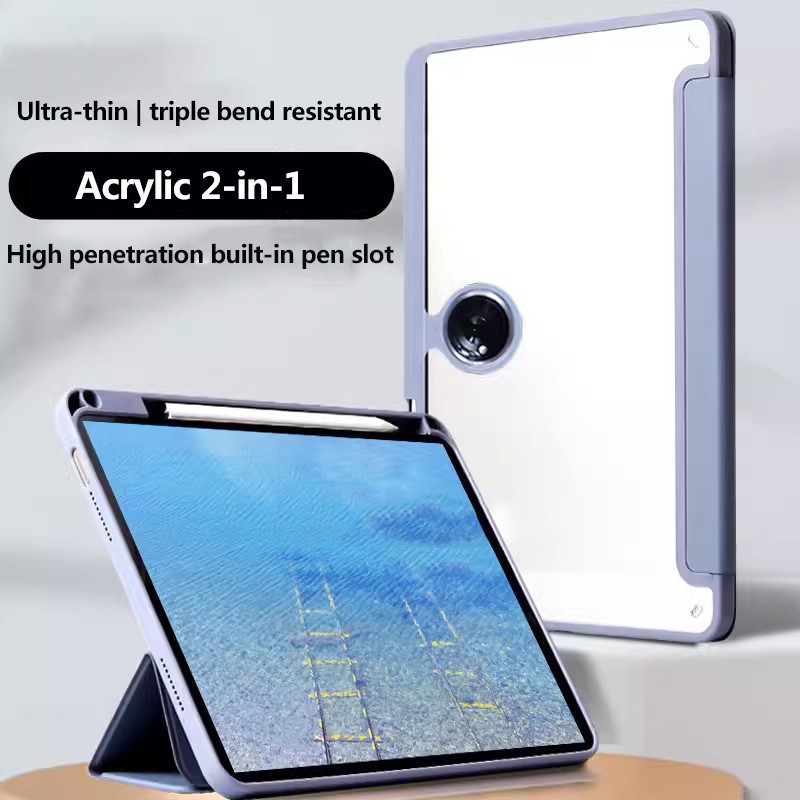 Oneplus Tablet Accessories - Custodia rigida trasparente antiurto in acrilico