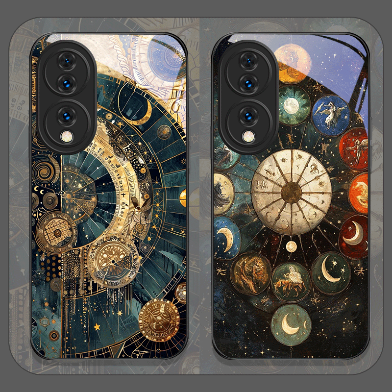 Honor Tablet Accessories - Elegante stelle lunari costellazioni modello custodia