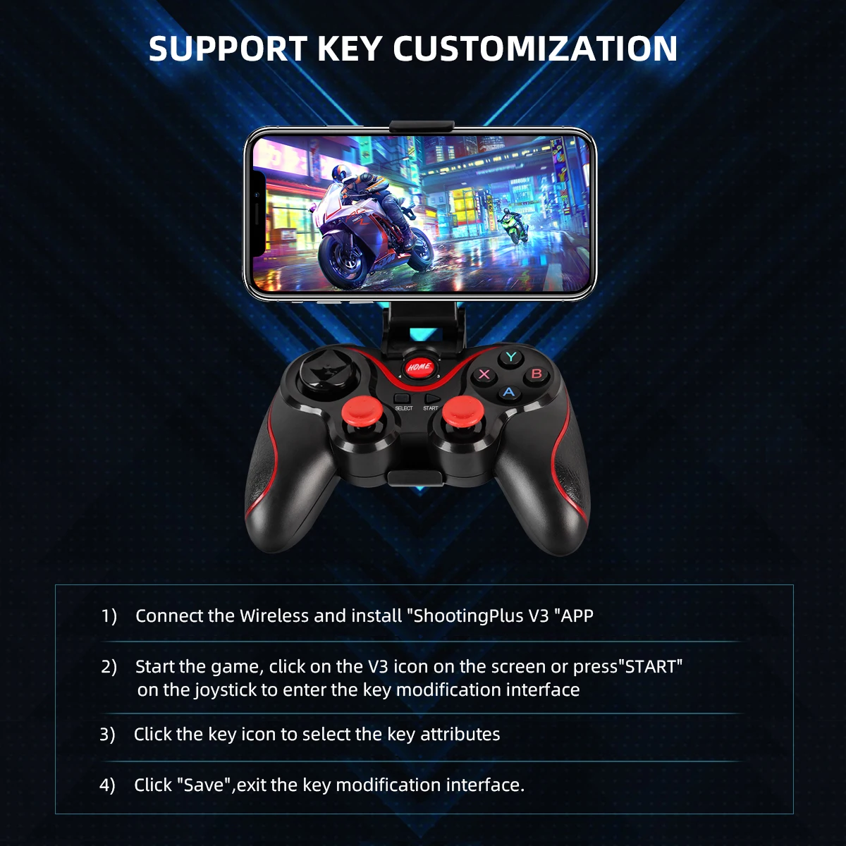 GAMINJA Wireless Bluetooth Gam - Tablet Gaming Accessories recensione e prezzo