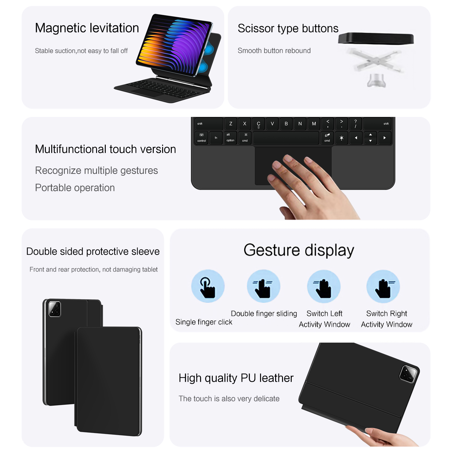 Magic Keyboard per Xiaomi Pad  - Tablet Keyboard Case recensione e prezzo