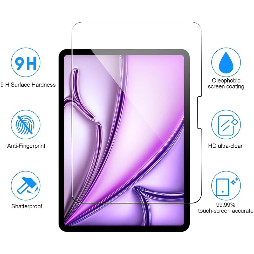 2 pezzi 9H vetro temperato per - Temu Tablet Accessories recensione e prezzo